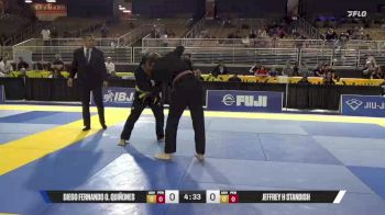 Jeffrey H Standish vs Diego Fernando O. Quiñones 2025 Pan Jiu Jitsu IBJJF Championship