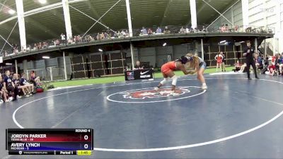 130 lbs Round 4 (6 Team) - Jordyn Parker, Texas Blue vs Avery Lynch, Michigan