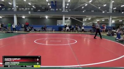 115 lbs Placement Matches (16 Team) - Austin Carfley, Mavericks vs John Manning, Indiana Outlaws