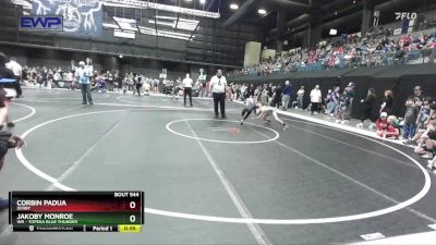 68 lbs Cons. Round 3 - Jakoby Monroe, WR - Topeka Blue Thunder vs Corbin Padua, Derby