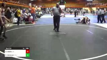 132 lbs Semifinal - Ryan Watts, Legends Of Gold vs Clay Donovan, Spearfish Spartans