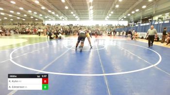 285 lbs Round Of 16 - Kyler Kuhn, MO vs Alonzo Edmerson, GA