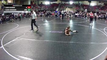 65 lbs Champ. Round 1 - Liam Hansen, Arlington Eagles vs Cash Krueger, Gretna Youth Wrestling Club