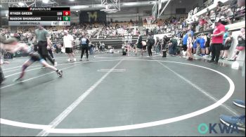 52-55 lbs Semifinal - Ryker Green, Lions Wrestling Academy vs Mason Shumaker, F-5 Grappling