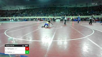 150 lbs Consi Of 16 #1 - Anthony Rodriguez, Lawton vs Bryan Collins, Tahlequah Middle School