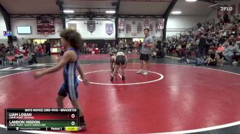 Cons. Round 1 - Liam Logan, Camp Point Central vs Landon Higdon, Camp Point Youth Wrestling