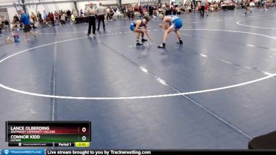 Elite 133 lbs Cons. Round 4 - Lance Olberding, Southeast Community College vs Connor Kidd, Luther