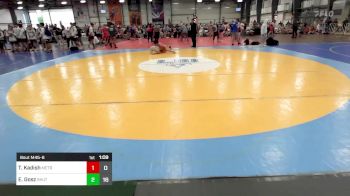 132 lbs Rr Rnd 3 - Tyler Kadish, MetroWest United Black vs Evan Gosz, Team Shutt Wrestling Prep