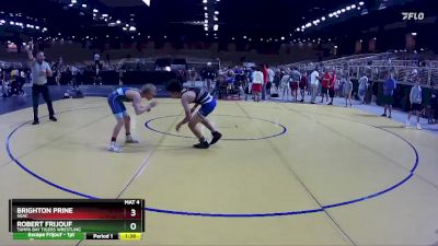 97 lbs Round 2 - Robert Frijouf, Tampa Bay Tigers Wrestling vs Brighton Prine, SGAC