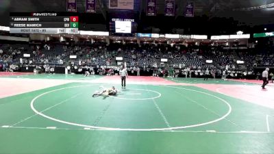 85 lbs Cons. Round 2 - Reese Mamich, BKV1 vs Abram Smith, CPWA