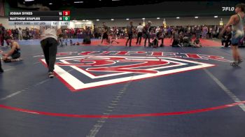 157 lbs Quarterfinal - Josiah Sykes, VA vs Matthew Staples, IN