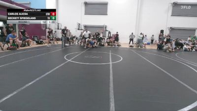 140 lbs Round 1 - Carlos Alicea, CTWHALE vs Beckett Spiegeland, Taylor Hammers