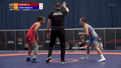 55 kg Round 2 - Amanda Martinez, USA vs Roza Szenttamasi, HUN
