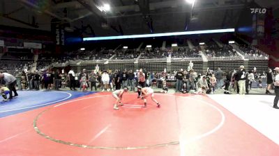 77 lbs Quarterfinal - Luka Moran, Billings WC vs Trenton Shells, Riverton USAW