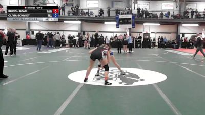 107 lbs Consi Of 4 - Rileigh Dean, Canajoharie-Fort Plain vs Olivia Schmidt, Valley Central