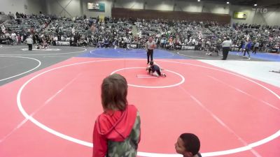 78 lbs Round Of 16 - Brielle Mohammed, Caruthers Vipers vs Nash Tompkins, Siskiyou WC