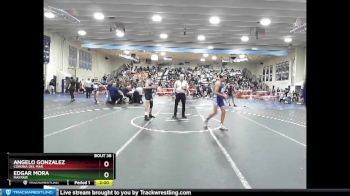 120 lbs Champ. Round 1 - Angelo Gonzalez, Corona Del Mar vs EDGAR MORA, Mayfair