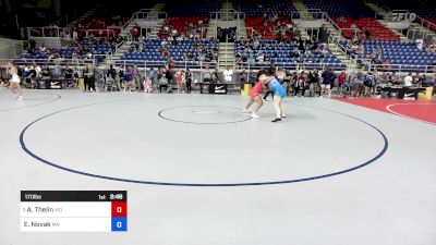 170 lbs Cons 16 #1 - Alana Thelin, MO vs Emily Novak, MN