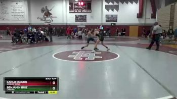 113 lbs Cons. Round 3 - Benjamin Ruiz, Lakeside vs Carlo Esoldo, Shadow Ridge