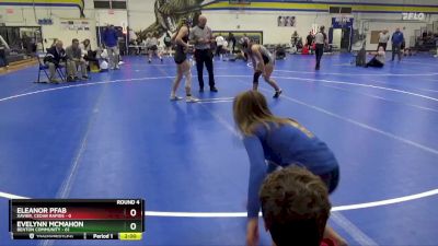 115 lbs Round 4 (6 Team) - Evelynn McMahon, Benton Community vs Eleanor Pfab, Xavier, Cedar Rapids