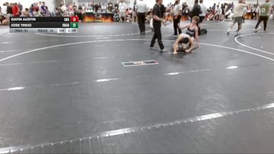 126 lbs Semis (4 Team) - Gavin Austin, Slate Wrestling Academy vs Jose Trejo, RWA Blue