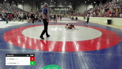 160 lbs Quarterfinal - Zach Stiles, Guerrilla Wrestling Academy vs John Henry Sumner, The Storm Wrestling Center