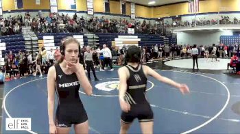 115 lbs. Champ. Round 1 - Kristen DeLaRosa, Broken Arrow vs Addison Bowling, Mexico
