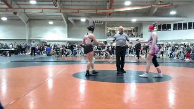 140 lbs Cons. Round 5 - Allie Silcox, Whiteland Community vs Ailee Dobrozsi, Lakota West High School