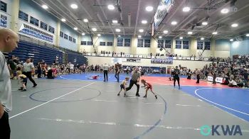 40 lbs Final - Haizley Faught, Panther Youth Wrestling vs Ronnie Leyba, Team Tulsa Wrestling Club