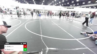 102 lbs Consi Of 8 #2 - Elijah Jones, Rkda vs Grant Dixon, Oakdale, Wrestling