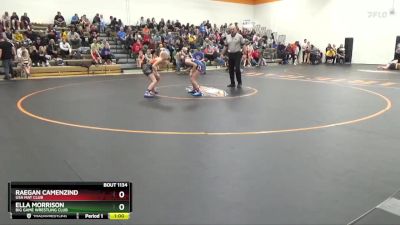 N-5 lbs Semifinal - Raegan Camenzind, USA MAT CLUB vs Ella Morrison, Big Game Wrestling Club