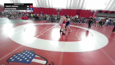 285 lbs Cons. Round 2 - Brody Sardina, Askren Wrestling Academy vs Nathan Stiebs, Askren Wrestling Academy