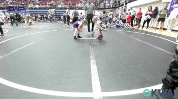 43 lbs Rr Rnd 1 - Bailey Shaw, Rough Riders vs Everly Neff, Chickasha Youth Wrestling