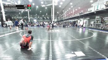 128 lbs Quarterfinal - Fotis Koufalis, Empire Wrestling Academy Black - HSC vs Carson Roberts, Sly Fox Gray WC - HSC