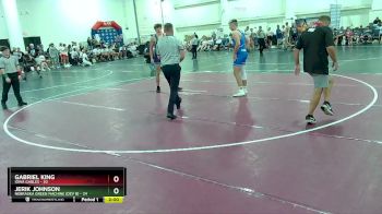 175 lbs Round 5 (16 Team) - Gabriel King, Iowa Gables vs Jerik Johnson, Nebraska Green Machine (Dev B)