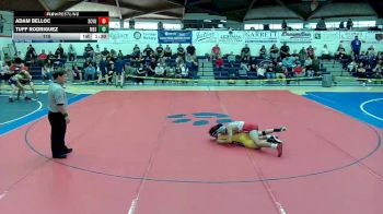 115 lbs Semis (4 Team) - Tuff Rodriguez, Mesa High School vs Adam Belloc, Santa Cruz Valley Union High School