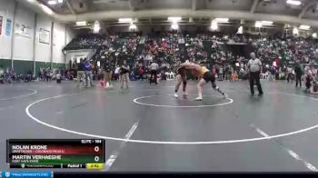 184 lbs Quarterfinal - Nolan Krone, Unattached - Colorado Mesa U vs Martin Verhaeghe, Fort Hays State