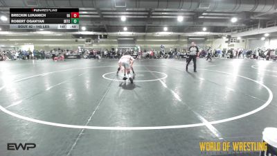 145 lbs Quarterfinal - Breckin Lukanich, Grapple Academy vs Robert Oganyan, SBTC