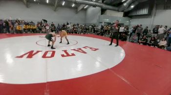 126 lbs Cons. Round 4 - Alex Herburger, Pueblo East vs Tagg Charity, Smoky Hill