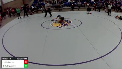 12U Boys - 70 lbs Champ. Round 1 - Blaize Rodriguez, Ohio vs Lyrik Hodges, Contenders Wrestling Academy