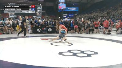 120 lbs Cons. Rd Of 64 - Aubrey Bowman, Michigan vs June Treser-Pyles, Ohio