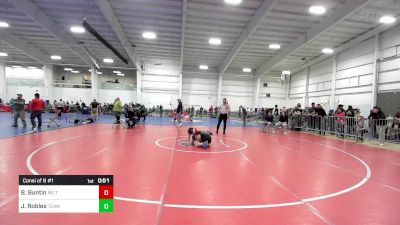 86 lbs Consi Of 8 #1 - Brock Buntin, ME Trappers WC vs Jackson Robles, Team Tugman