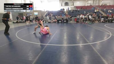 144 lbs Cons. Rd Of 16 - Pietro Schineider, Diablo Wrestling Club vs Justice Commendatore, Cardinal Wrestling Club