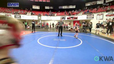 55 lbs Quarterfinal - Lachlan Forrest, Vinita Kids Wrestling vs Tracen Goins, Pocola Youth Wrestling