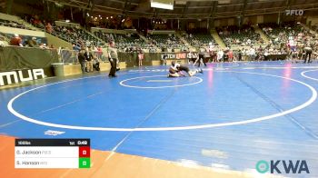 100 lbs Round Of 16 - Gunner Jackson, Pocola Youth Wrestling vs Sam Hanson, Miami Takedown Club