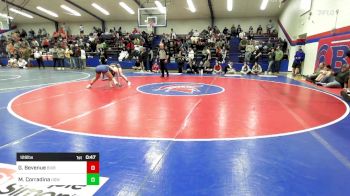 126 lbs Consi Of 8 #2 - Gabrielle Bevenue, Bixby HS Girls vs Makenna Corradina, Union Girls JH