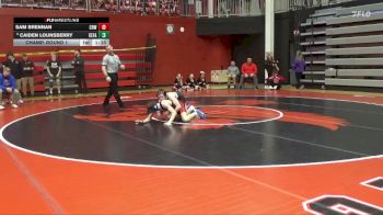 126 lbs Champ. Round 1 - Sam Brennan, Cedar Rapids Washington vs Caiden Lounsberry, Cedar Falls
