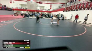 132 lbs Cons. Semi - Madilyn Samra, Grapevine (Girls) vs Dubon Livier, NRH Birdville (Girls)