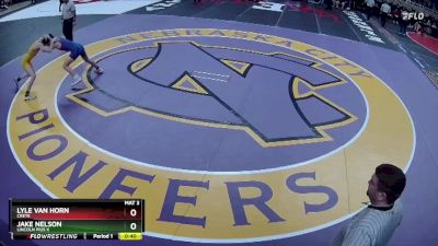 Cons. Round 1 - Lyle Van Horn, Crete vs Jake Nelson, Lincoln Pius X