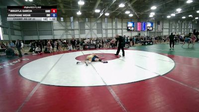 53 kg Champ. Rd Of 32 - Mikayla Garcia, Cardinal WC vs Josephine Wehr, Eagle Wrestling Club